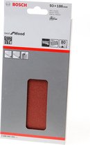Bosch 2608900855 EXPERT Schuurvel C470 Best for Wood and Paint, 93 x 186 mm, korrel 80, 8 gaten, 10x