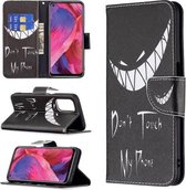 Voor OPPO A74/A93/A54 5G Gekleurd Tekenpatroon Horizontale Flip Lederen Case met Houder & Kaartsleuven & Portemonnee (Smirk)