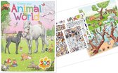Create your Animal World met stickers