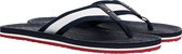 Tommy Hilfiger Slippers - Maat 42 - Mannen - Navy - Rood