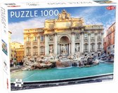 legpuzzel Trevi Fontein 48 x 67 cm karton 1000 stukjes