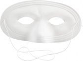half masker 10 x 17,5 cm wit kunststof