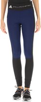 adidas Performance Yo Comf Strak legging Vrouwen blauw XS