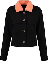 Pom Amsterdam Flower Love Blazer Zwart  dames maat 42