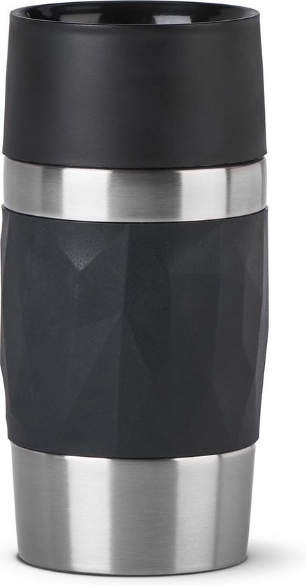 Tefal Compact Travel Mug – 0,3 L – zwart