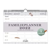 Hobbit - Familieplanner - Veren - 2023 - Voor 5 personen - Spiraalgebonden - Week per pagina - A4 (22x29,7cm) - Groot