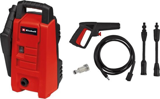 Einhell Elektrische Hogedrukreiniger TC-HP 90 - 1200 W - Max. 90 bar - 372 l/u - Incl. 3m hogedrukslang, pistool, lans en diverse sproeiers van Einhell — afbeelding 2