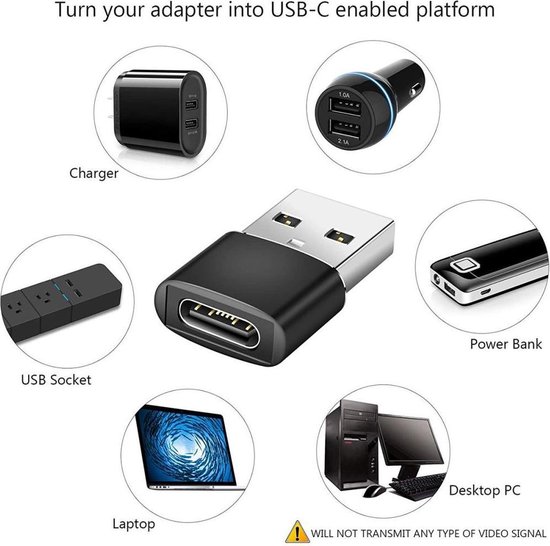 USB-C naar USB-C kabel met nylon omhulsel voor de smartphone of tablet