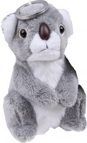 sleutelhanger koala 12 cm pluche grijs