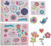 Deco-stickers Flowers and dots