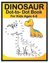 Dinosaur Dot to Dot Book for Kids Ages 4-8