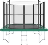 Akrobat Trampoline Orbit Above 335 x 244 - Groen, inclusief veiligheidsnet