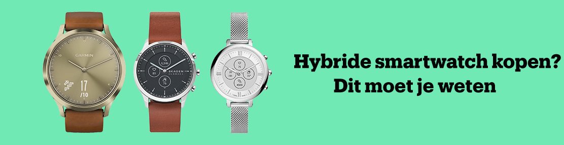 Wat is een hybride smartwatch? | bol