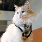 Catspia Cat Harness - Garbo Black - Kattenharnas - Tuigje voor uitlaten van de kat - Veilig mee naar buiten - Small