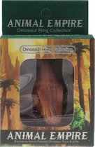 ring tyrannosaurus 7 x 8 cm rubber bruin
