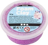 Foam Clay glitter paars 35 gram