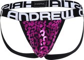 Andrew Christian Posh Leopard Jock - Maat M - Heren Jockstrap - Luipaard print - Roze Jockstrap