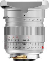 TT Artisan - Cameralens - 21 mm F1.5 Full Frame voor Leica M-vatting, zilver