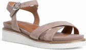 Tamaris Dames Sandaaltje 1-1-28225-26 981 beige normal Maat: 40 EU