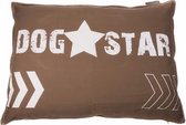 Lex & Max Dog Star - Losse hoes voor hondenkussen - Rechthoek - Taupe - 100x70cm