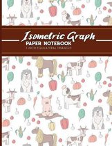 Isometric Graph Paper Notebook: 1 Inch Equilateral Triangle