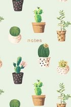 Notes: Cactus Notebook Wide-Ruled