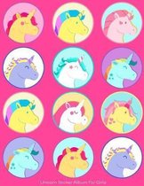 Unicorn Sticker Album For Girls