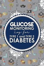 Glucose Monitoring Log for Type 1 and Type 2 Diabetes