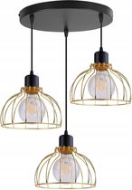 Drie-lichts verstelbare loft lamp