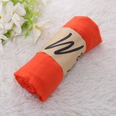 Fliex - sjaal - linnen mix - 180*50CM - oranje