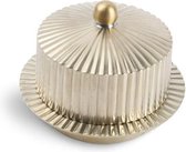 CHIC - Oro - Boterpot met deksel - 9/6xH4,5cm - geelkoper