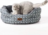 Rexa® Kattenbed | Kattenmand | Voor Katten of kleine honden | Kattenmand | Kattenbedje | 64cm x 53cm x 23cm | Wasbaar Kattenbed | Kattenbank
