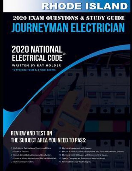Rhode Island 2020 Journeyman Electrician Exam Questions and  ... - cover