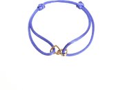 Go Dutch Label -  B1846-5 - Dames armband - OneSize - Goud/Blauw