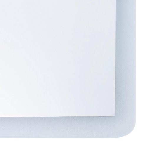 Beliani CORROY - Miroir LED- Argent - Glas