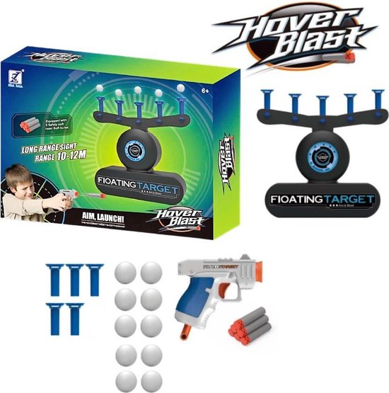 Cible flottante Hover Blast avec cibles | Jeu de Tir Aérien | Blaster jouet  avec... | bol.com