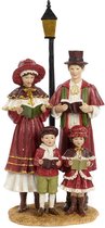 Goodwill Kerst tafereel Familie Rood-Bruin-Groen 29,5 cm