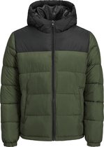 JACK&JONES JJPAUL PUFFER HOOD Heren Jas - Maat M