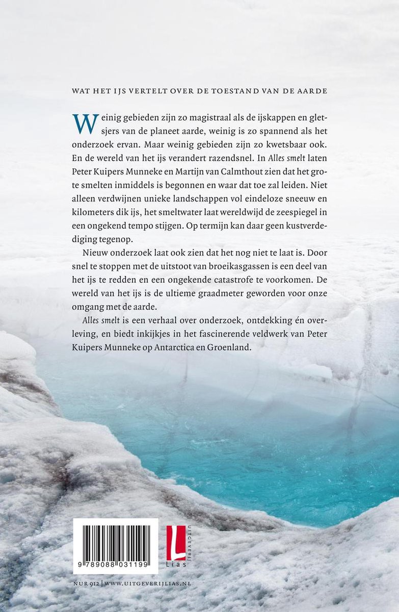 Alles smelt: De wereld van het ijs in een veranderend klimaat - back cover