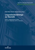 Specimina philologiae Slavicae 206 - Linguistische Beitraege zur Slavistik
