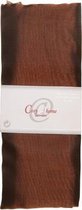 Organza Stof - Decoratiestof - 1.5x3 Meter - Donkerbruin