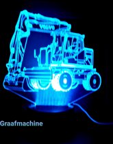 "Graafmachine 2"  3D led lamp