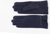 Indini - Handschoenen - Winter - Handschoen - Donker Blauw - Glans Bandje
