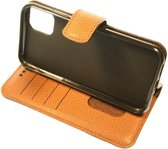 Made-NL vier pasjes (Samsung Galaxy S20) book case Bruin robuuste reptielen print leer Schijfmagneet