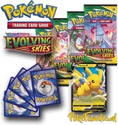 Pokémon TCG Booster Bundel - Sword & Shield Evolving Skies -  4x Boosters Packs & 25x random Pokémon kaarten