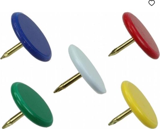 PUNAISES ASS. ASSORTIMENT DE 100 PCS.