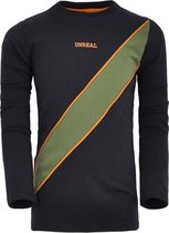 Unreal BA6 - Jongens Longsleeve Groen/Zwart 140