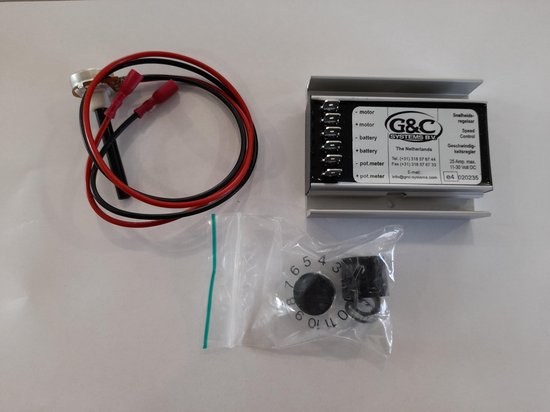 Speedcontrol / régulateur de vitesse 12V et 24V DC potentiomètre