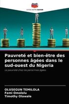 Pauvrete et bien-etre des personnes agees dans le sud-ouest du Nigeria