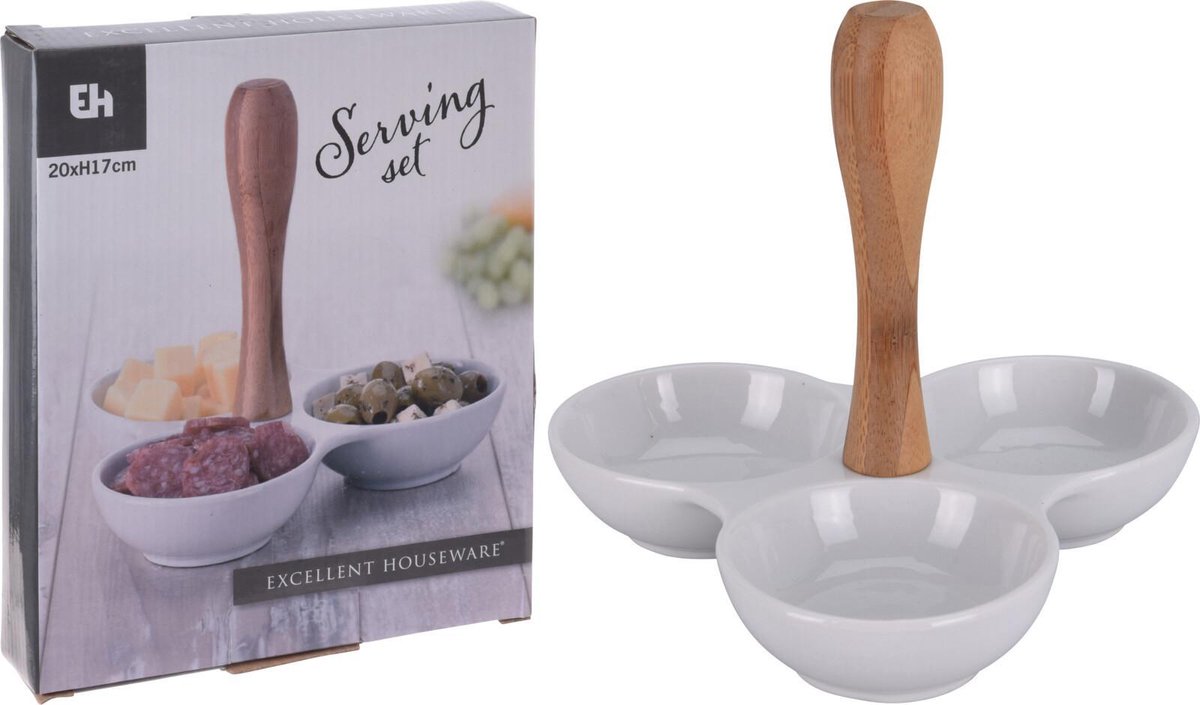 Snackschaal porselein